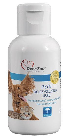 Over Zoo Over Zoo Płyn do czyszczenia uszu dla psa i kota 50ml