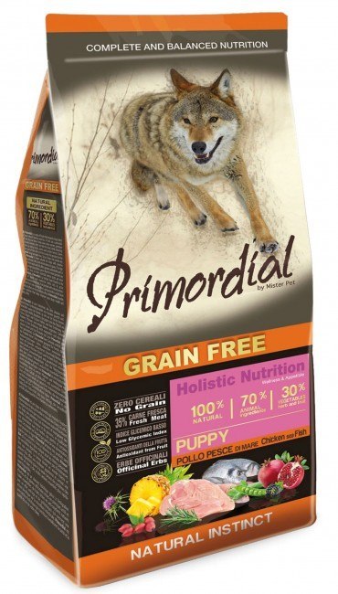 Primordial Primordial Dog Grain Free Puppy Chicken & Sea Fish 12kg