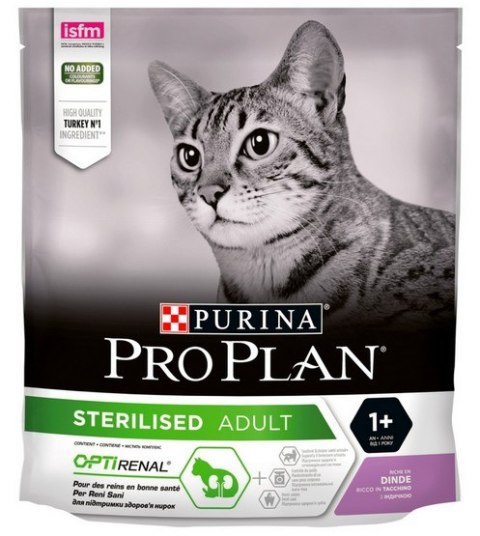 Purina Pro Plan Purina Pro Plan Cat Sterilised Renal Adult Indyk 400g