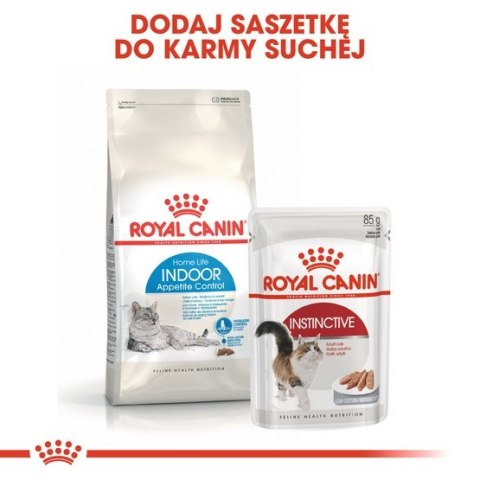 Royal Canin Feline Royal Canin Indoor Apetite Control karma sucha dla kotów dorosłych przebywających w domu, domagających się je