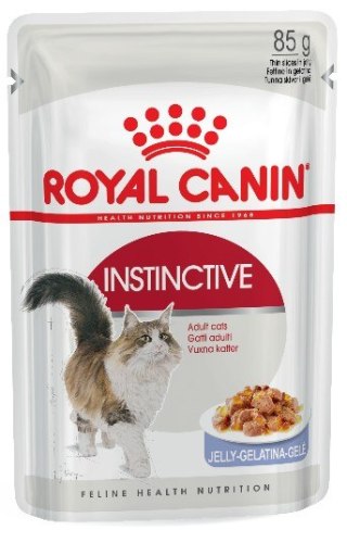 Royal Canin Feline Royal Canin Instinctive w galaretce karma mokra dla kotów dorosłych, wybrednych saszetka 85g