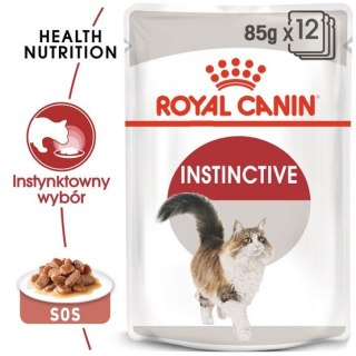 Royal Canin Feline Royal Canin Instinctive w sosie karma mokra dla kotów dorosłych, wybrednych saszetka 85g