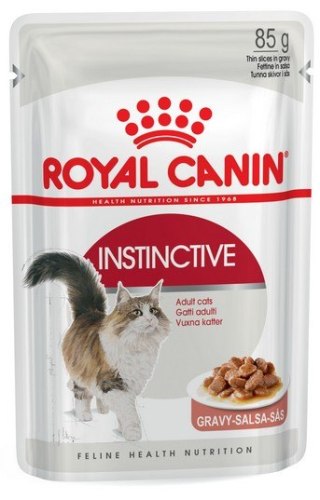 Royal Canin Feline Royal Canin Instinctive w sosie karma mokra dla kotów dorosłych, wybrednych saszetka 85g