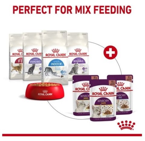 Royal Canin Feline Royal Canin Sensory Feel w sosie karma mokra dla kotów dorosłych saszetka 85g