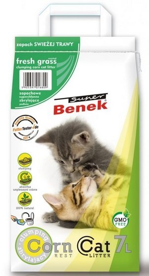 Super Benek Super Benek Corn Cat Trawa 7L