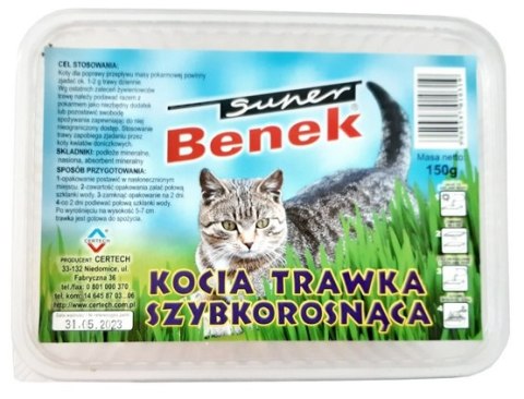 Super Benek Super Benek Trawka szybkorosnąca dla kota 150g