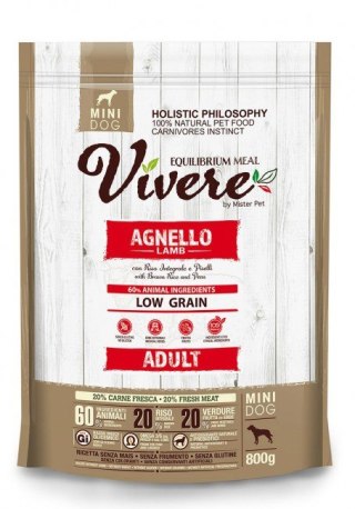 Vivere Vivere Dog Mini Adult Lamb 800g