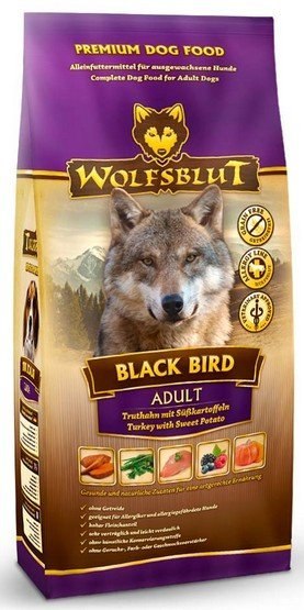 Wolfsblut Wolfsblut Dog Black Bird Adult - indyk i bataty 12,5kg