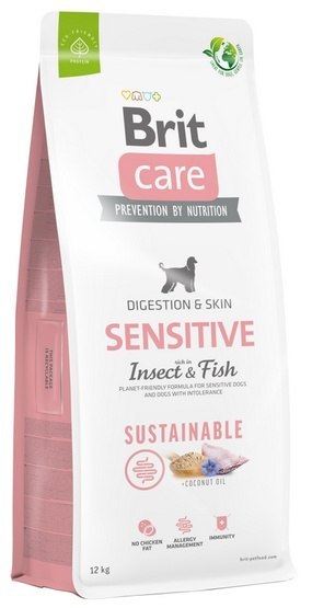 Brit Brit Care Sustainable Sensitive Insect & Fish 12kg