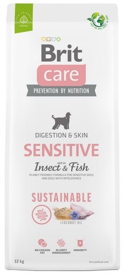 Brit Brit Care Sustainable Sensitive Insect & Fish 12kg