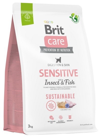 Brit Brit Care Sustainable Sensitive Insect & Fish 3kg