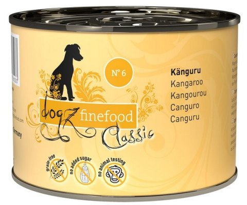 Dogz Finefood Dogz Finefood Classic N.06 Kangur puszka 200g