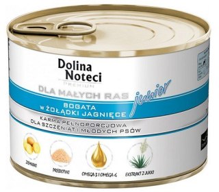 Dolina Noteci Dolina Noteci Premium Pies Mały Junior żołądki jagnięce 185g