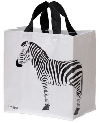 Fraspo Torba Animals 24L zebra biała