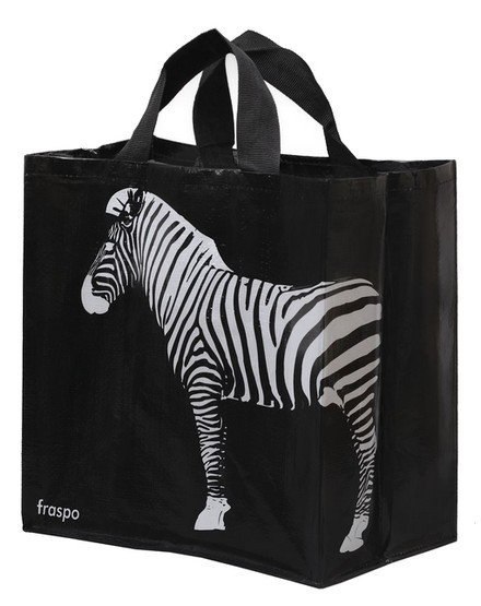 Fraspo Torba Animals 24L zebra czarna