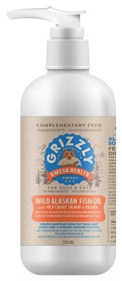 Grizzly Grizzly Omega Health - olej z dzikiego łososia 250ml