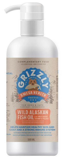 Grizzly Grizzly Omega Health - olej z dzikiego łososia 500ml