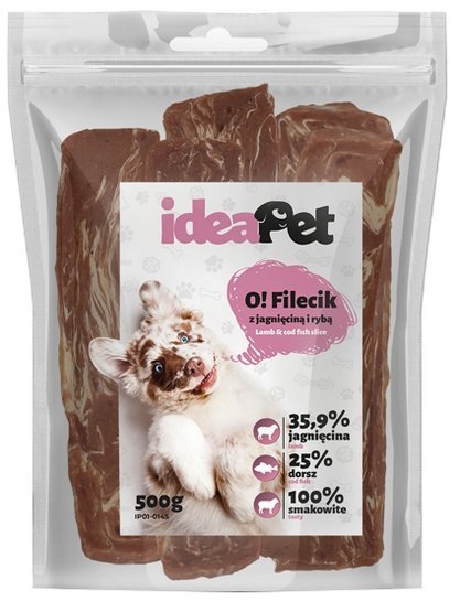 IdeaPet IdeaPet Fileciki z jagnięciną i rybą 500g