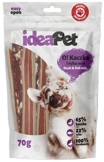 IdeaPet IdeaPet O! Kaczka i ryba mix 70g