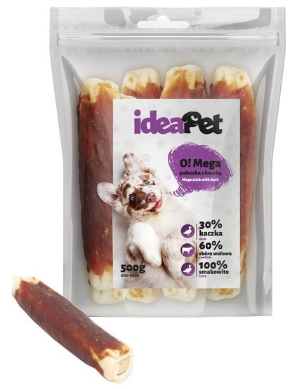 IdeaPet IdeaPet Pałeczka z kaczką XL 500g