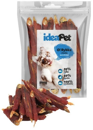 IdeaPet IdeaPet Rybka z kaczką 500g