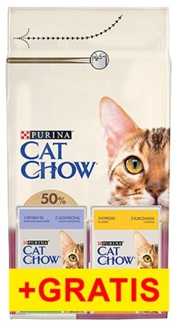 Purina Cat Chow Purina Cat Chow Special Care Urinary Tract Health 1,5kg + saszetki 2x85g gratis