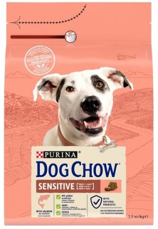 Purina Dog Chow Purina Dog Chow Adult Sensitive Łosoś 2,5kg (2+0,5kg gratis)