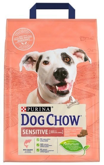 Purina Dog Chow Purina Dog Chow Adult Sensitive Łosoś 2,5kg (2+0,5kg gratis)