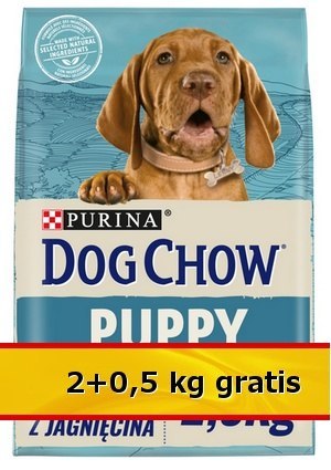 Purina Dog Chow Purina Dog Chow Puppy Jagnięcina 2,5kg (2+0,5kg)