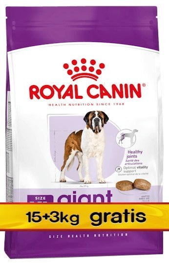 Royal Canin Size Royal Canin Giant Adult karma sucha dla psów dorosłych, od 18/24 miesiąca życia, ras olbrzymich PROMOCJA 18kg (