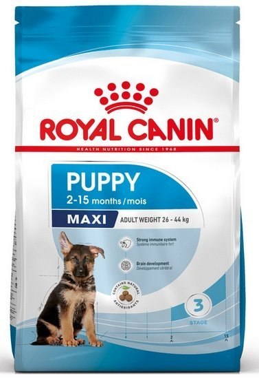 Royal Canin Size Royal Canin Maxi Puppy karma sucha dla szczeniąt, od 2 do 15 miesiąca życia, ras dużych 4kg