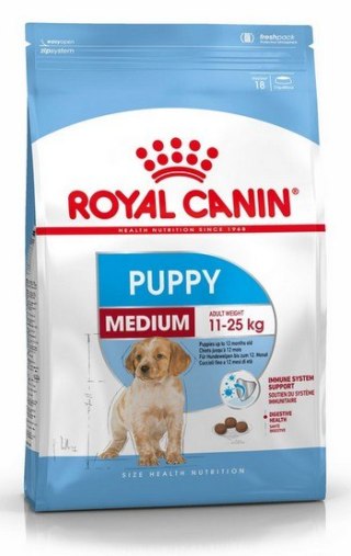 Royal Canin Size Royal Canin Medium Puppy karma sucha dla szczeniąt, od 2 do 12 miesiąca, ras średnich 4kg