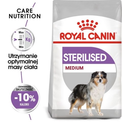 Royal Canin Size Royal Canin Medium Sterilised karma sucha dla psów dorosłych, ras średnich, sterylizowanych 3kg