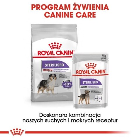 Royal Canin Size Royal Canin Medium Sterilised karma sucha dla psów dorosłych, ras średnich, sterylizowanych 3kg