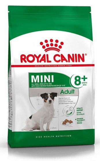 Royal Canin Size Royal Canin Mini Adult 8+ karma sucha dla psów starszych od 8 do 12 roku życia, ras małych 8kg