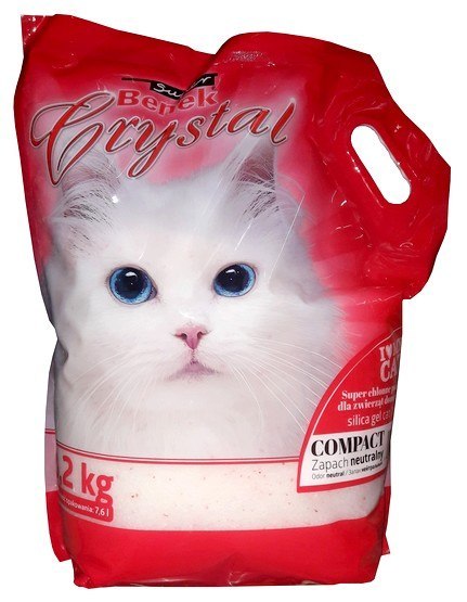Super Benek Super Benek Crystal Silikonowy Compact 7,6L / 3,2kg Super Benek Super Benek Crystal Silikonowy Compact 7,6L / 3,2kg