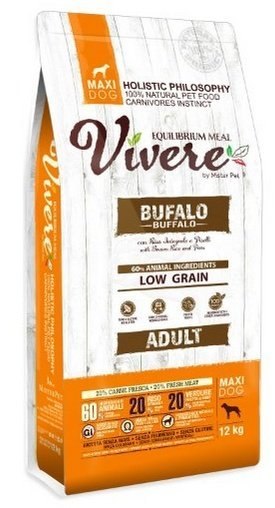 Vivere Vivere Dog Maxi Adult Buffalo 12kg