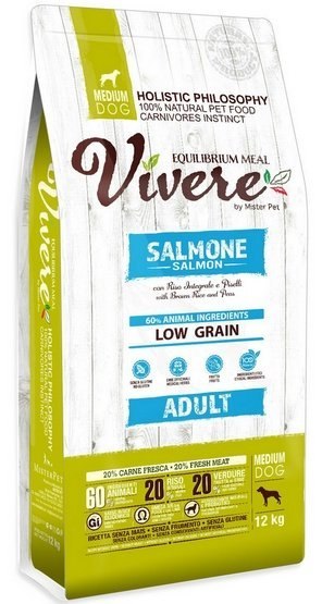 Vivere Vivere Dog Medium Adult Salmon 12kg