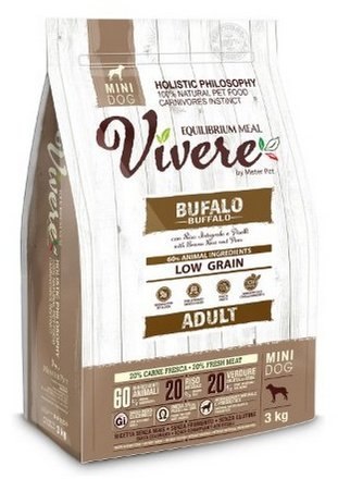 Vivere Vivere Dog Mini Adult Buffalo 3kg