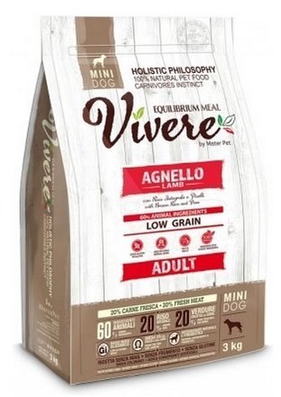 Vivere Vivere Dog Mini Adult Lamb 3kg