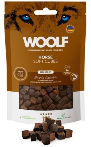 Woolf Woolf Soft Cubes Monoprotein Horse 100g