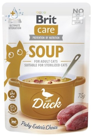 Brit Brit Care Cat Soup Duck saszetka 75g