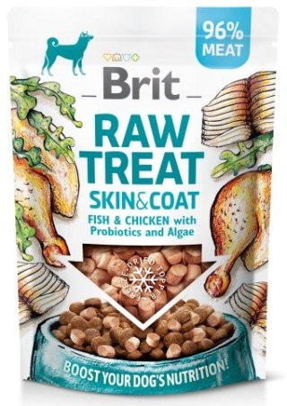 Brit Brit Raw Treat Dog Skin & Coat Fish & Chicken 40g