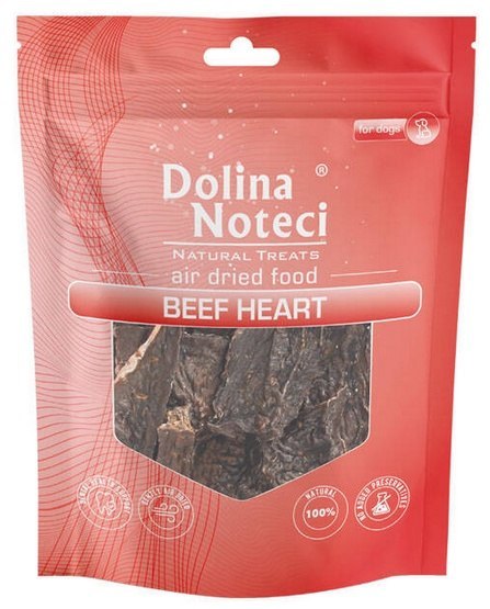 Dolina Noteci Dolina Noteci Natural Treats Dog Serca wołowe 100g