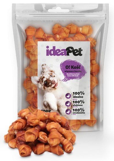 IdeaPet IdeaPet O! Kość wiązana z kaczką 500g