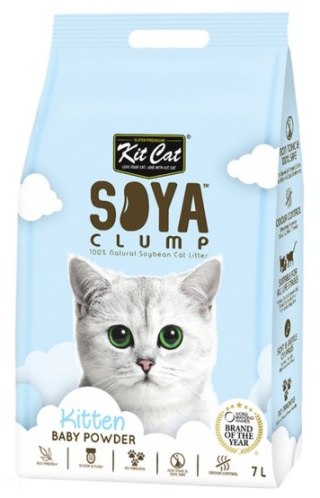 Kit Cat Kit Cat Żwirek ECO SoyaClump Baby Powder 7L / 2,5kg