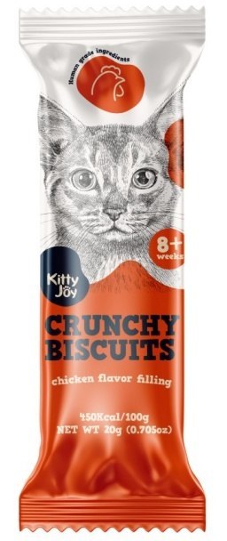 Kitty Joy Kitty Joy Crunchy Biscuits Kurczak 20g