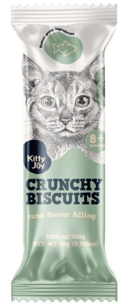 Kitty Joy Kitty Joy Crunchy Biscuits Tuńczyk 20g