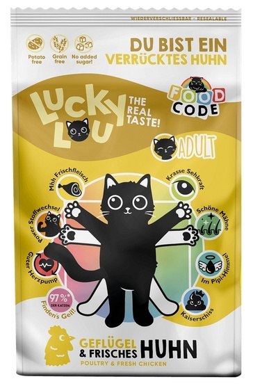 Lucky Lou Lucky Lou Food Code Lifestage Adult Geflugel & Huhn 750g