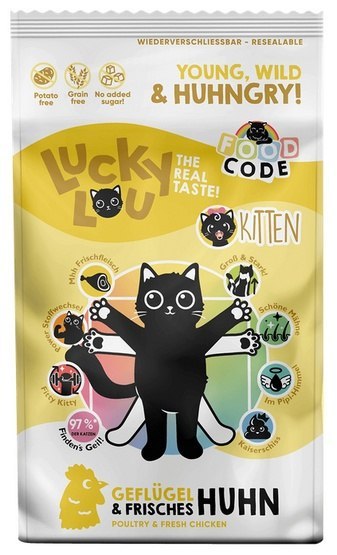 Lucky Lou Lucky Lou Food Code Lifestage Kitten Geflugel & Huhn 1,7kg